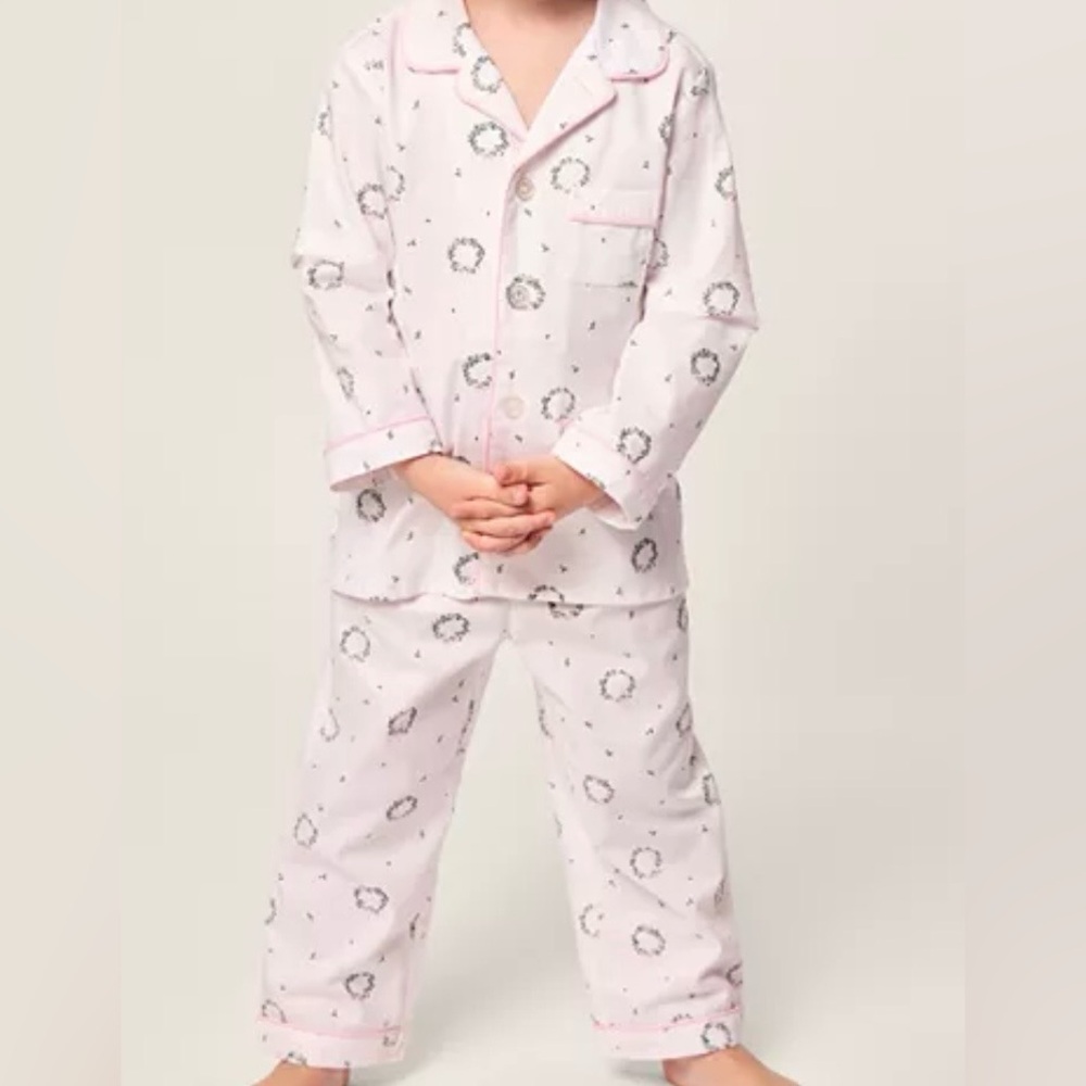 Girls Somerset Wreath Pajama Set - Picture 6 of 8